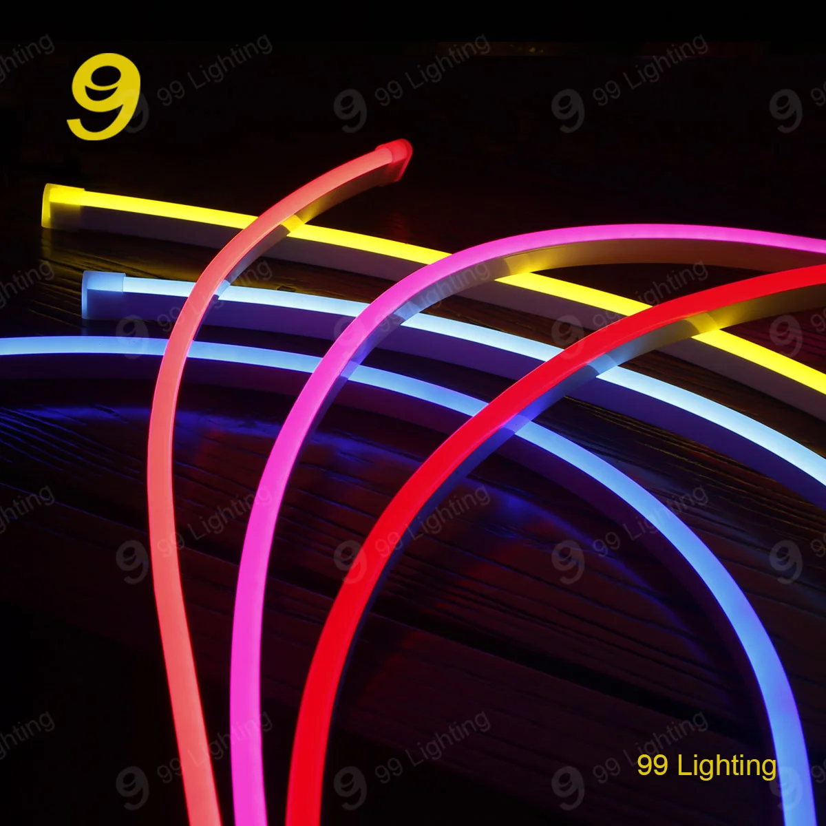 New style wall mount led silicone neon flex double sided for  neon painting tube furniture light