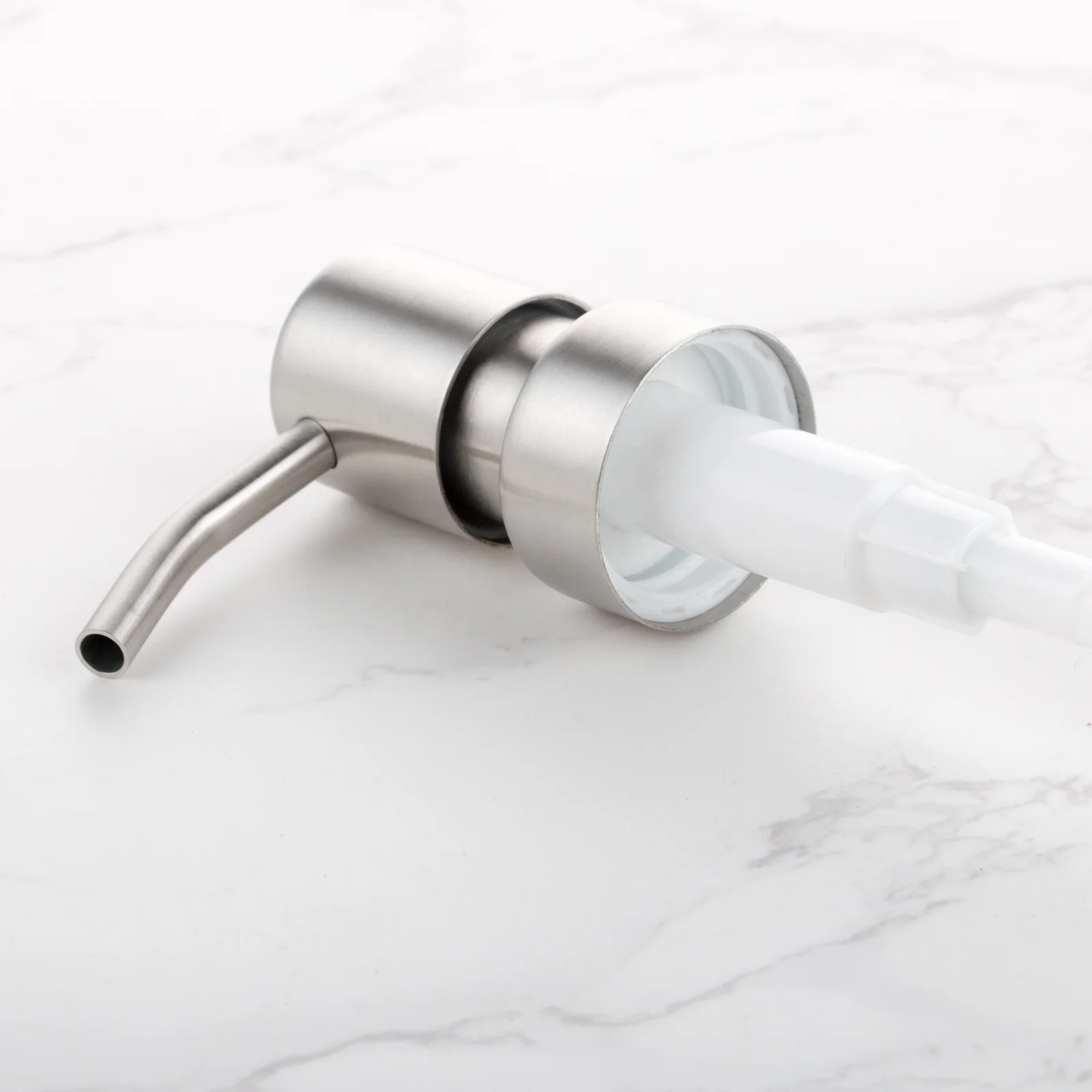 Luxury Square Frosted Clear 24/410 Lotion Pump Bottle Pumps Smooth Glass Bottle Cream Jar Soap Bottle Pump For Lotion