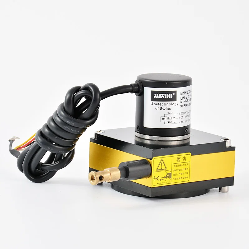 MNH-200-2000mm type смешанный потенциометр с проволочной обмоткой, беспроводной датчик Натяжной веревки 10K, датчик положения проводной обмотки