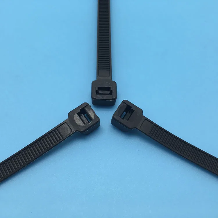 Best Factory Price Nylon66 Cable Tie Black Electrical Nylon Strap Cable Ties Self-locking Zip Ties High Level 100pcs/bag 100bags