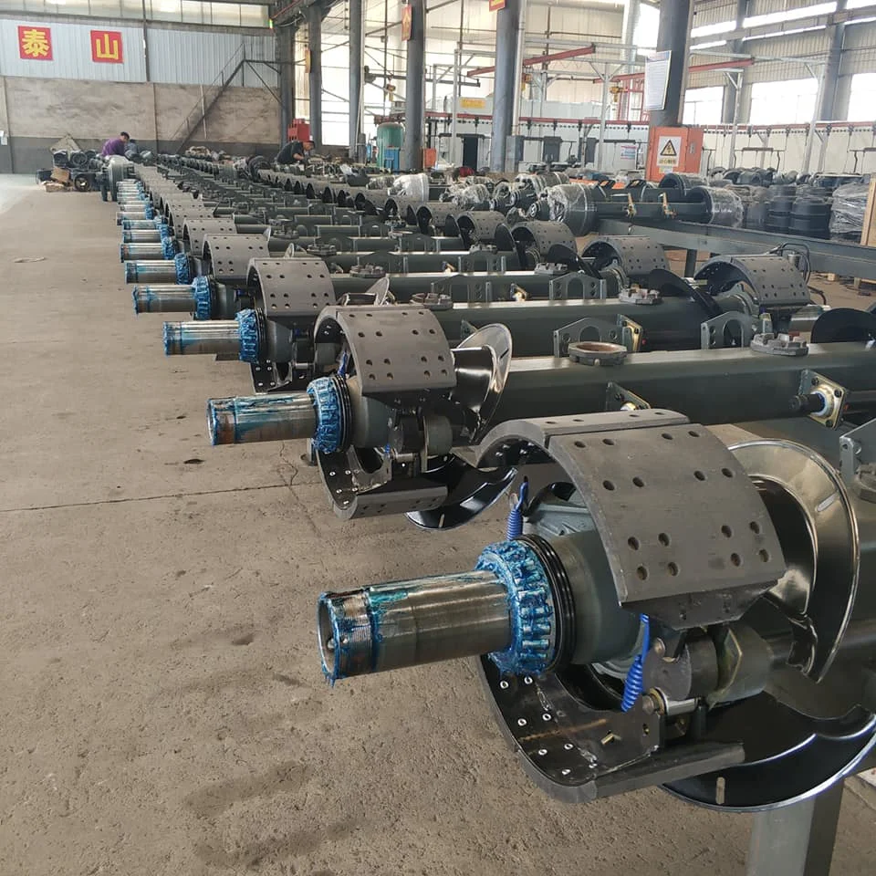  Сделано в Китае завод BPW Axle 16T полуприцеп грузовик высокого