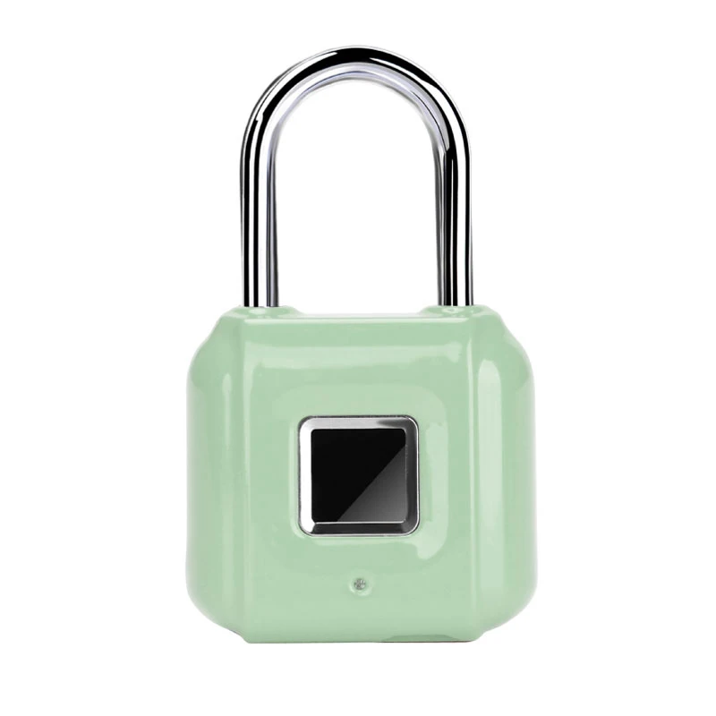 New fashion Mini Colorful Biometric Electronic Smart Fingerprint Briefcase Pad Lock For Bag Safe Lockers