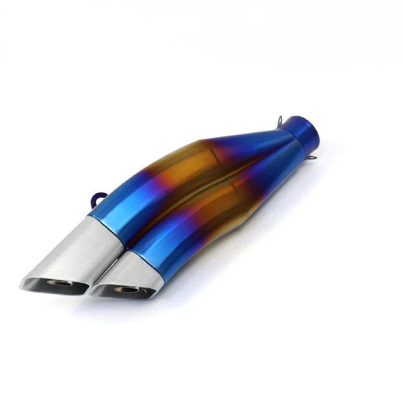 Motorcycle Exhaust System Cnc escape slip on Muffler Racing Pitbike silencer For motor benelli trk 502 600 gt moto accessories