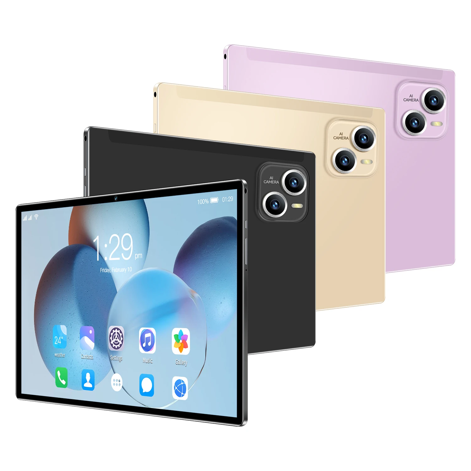 Pad Air5 Tablet 10.0 inch Android 12.0 Quad-Core 4GB RAM 64GB ROM Tablet Computer 10.1' IPS HD WIFI 3G 4G Used Tablet PC