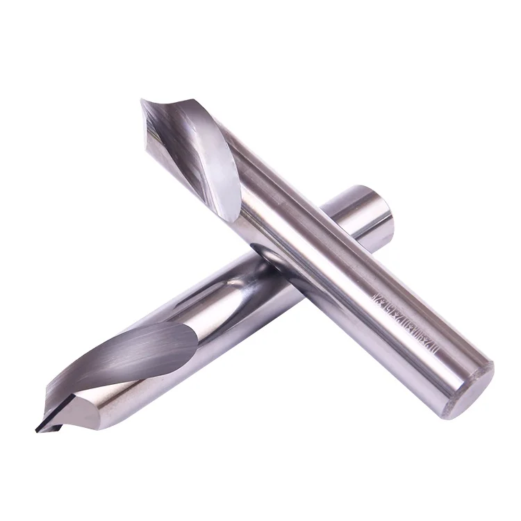 Centering Drill 2 Flute Aluminum Carbide Spot Drill for Aluminum Drilling Tools