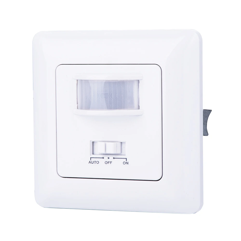 Wall hidden infrared motion sensor and voice detect, 2 in 1 sensor switch for light