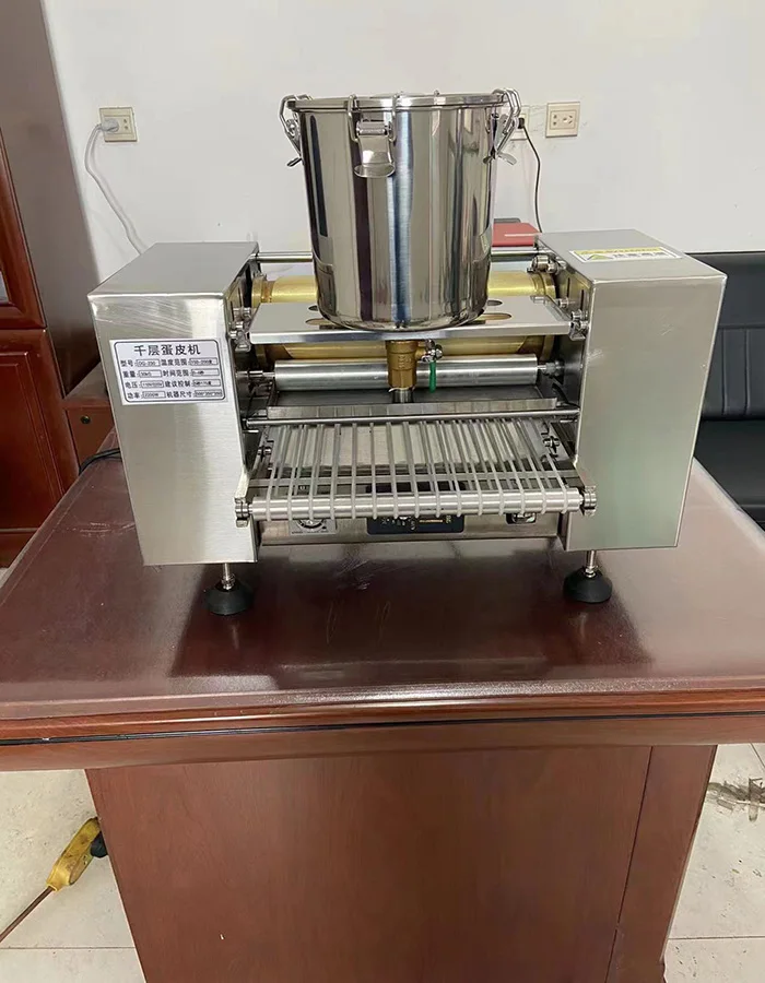 Hot sale thin pancake making thousand layer cake machine crepe and pancake makers
