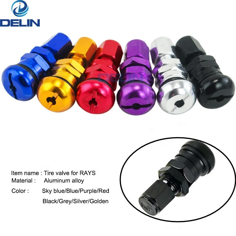 Wheels Rims for racing Aluminum metal tire Valve Stem Caps