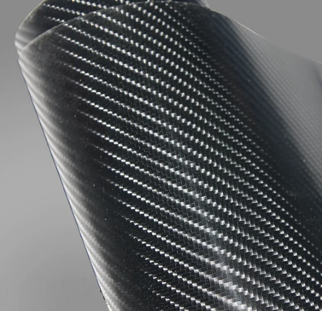 Air Bubble Free 4D Carbon Fiber Car Shrink Wrap vinyl Film