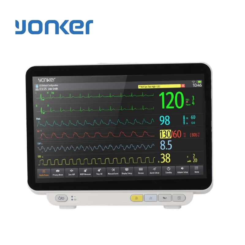 Yonker Advanced Vital Signs Tracking Seamless Monitoring icu bedside patient monitor