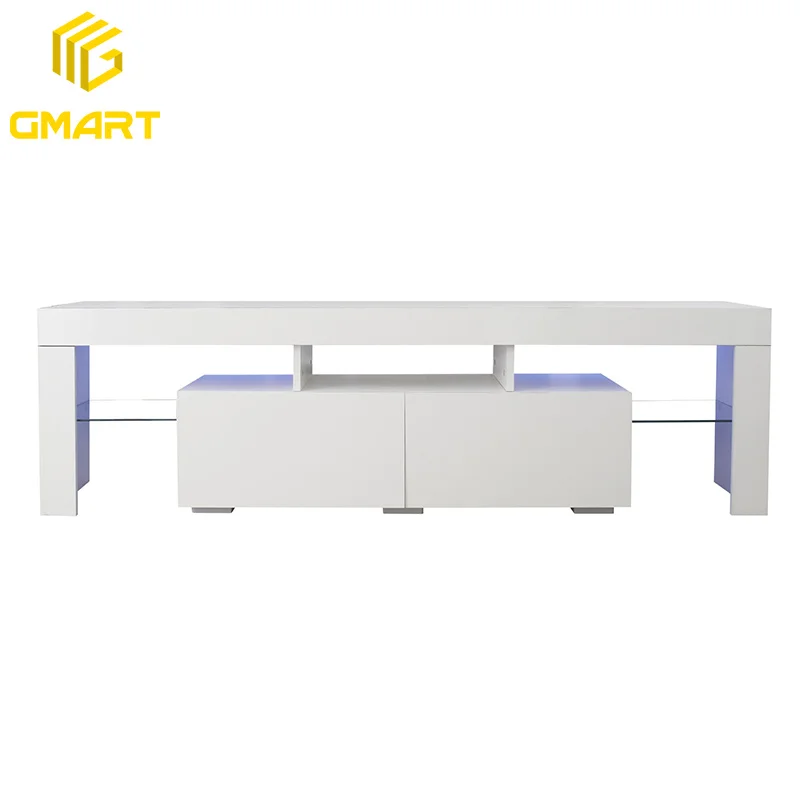 Недорогой арабский журнальный столик Gmart для развлечений в прямом эфире с текстурой древесины 210 см раздвижные двери из закаленного стекла медиахранилище