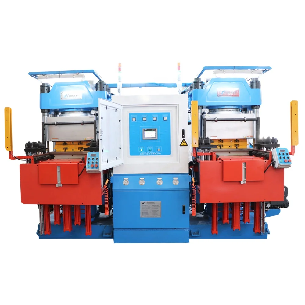 
200T Rubber Vacuum Hydraulic Press Vulcanizing Machine Compression Moulding Machine with CE Certificate 