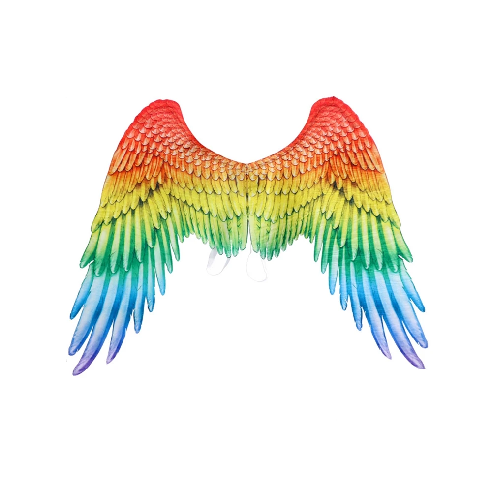 Фабрика ручной работы дизайн в стиле бабочки Индивидуальные белые перья крылья Хэллоуин украшение для вечеринки перо крыло