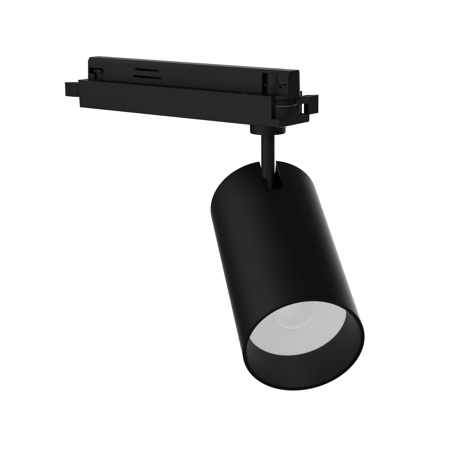 Hot sale Commercial project lighting hotel shop market black white surface mount recessed aluminum rail ceiling led track light