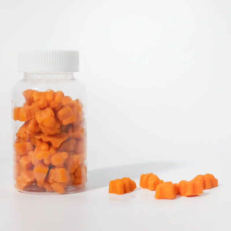 OEM Empty 200ml PET Plastic Round Shape Supplement Bottle With Lid For Medicine Solid Tablet Capsule Pill Storage Plastic Bottle