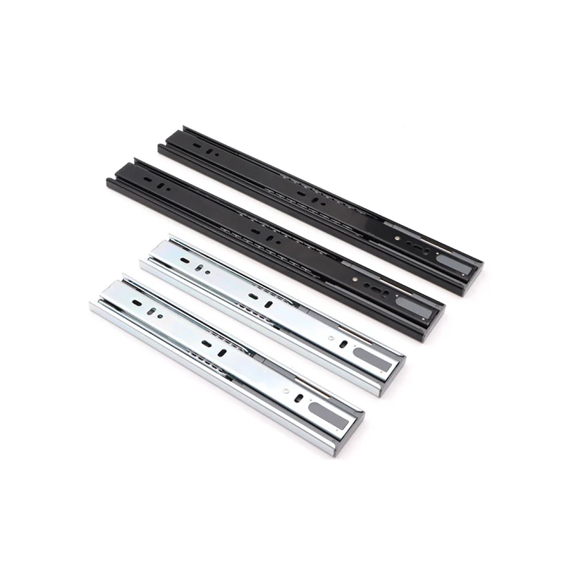 3 Fold Hydraulic Soft/Self Close Drawer Slide Rail slowly draw the drawer closed without slamming shut.