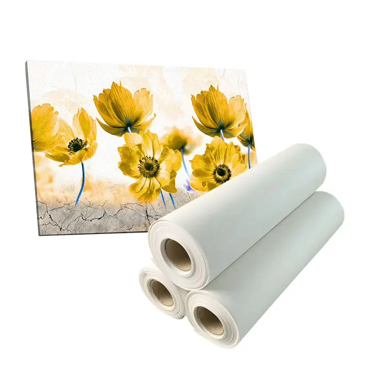 Wholesale 100% Cotton 280g  Custom Size Stretched DIY White Blank Canvas Roll For Artist Oil Painting Custom Art Supplies