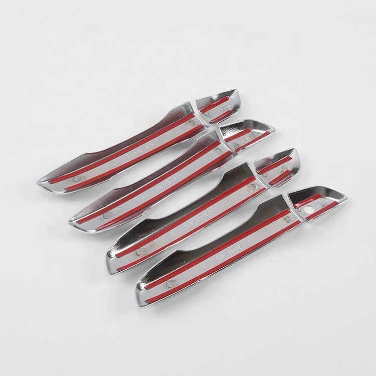 8Pcs car Side Door Handle Cover carbon fiber exterior car door handles For Civicc 2017-2020