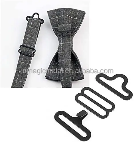 Metal bow tie clips bow tie hook fastener adjustable tie buckle for sale (1600327386706)