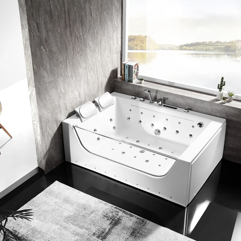 Massage Bathtub Hot Tub Swim Outdoor Spa with Party NTH Acrylic Bathroom Modern Drainer Online Technical Support 2 Years Apron