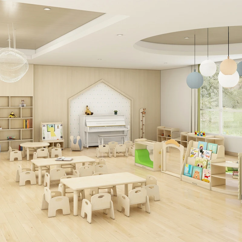 Kids Furniture Sets ,Thick birch veneer multilayer plywood fence for children,rotatable