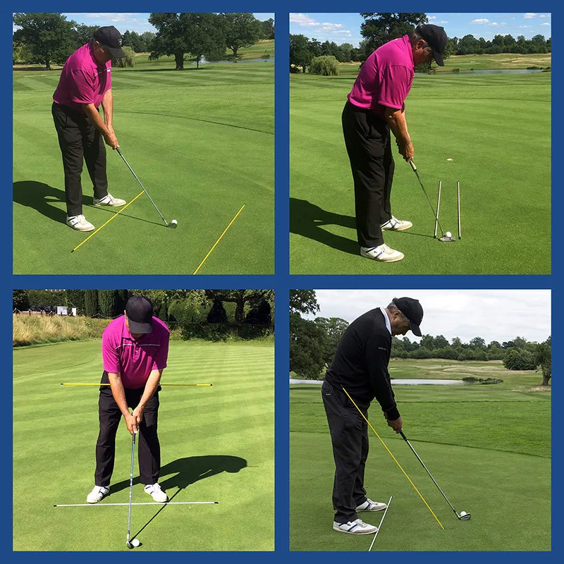 PLAYEAGLE Golf Alignment Stick Putting Aids Golf Training Aids
