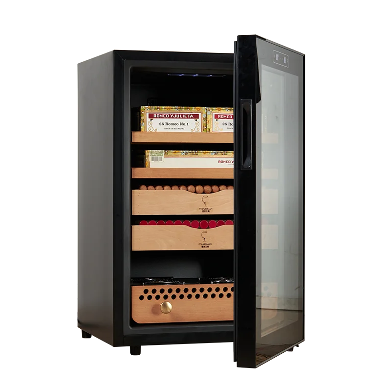 Humidity Temperature Control Electric Refrigirated Cabinet Cigar Humidor For Saudi Arabia