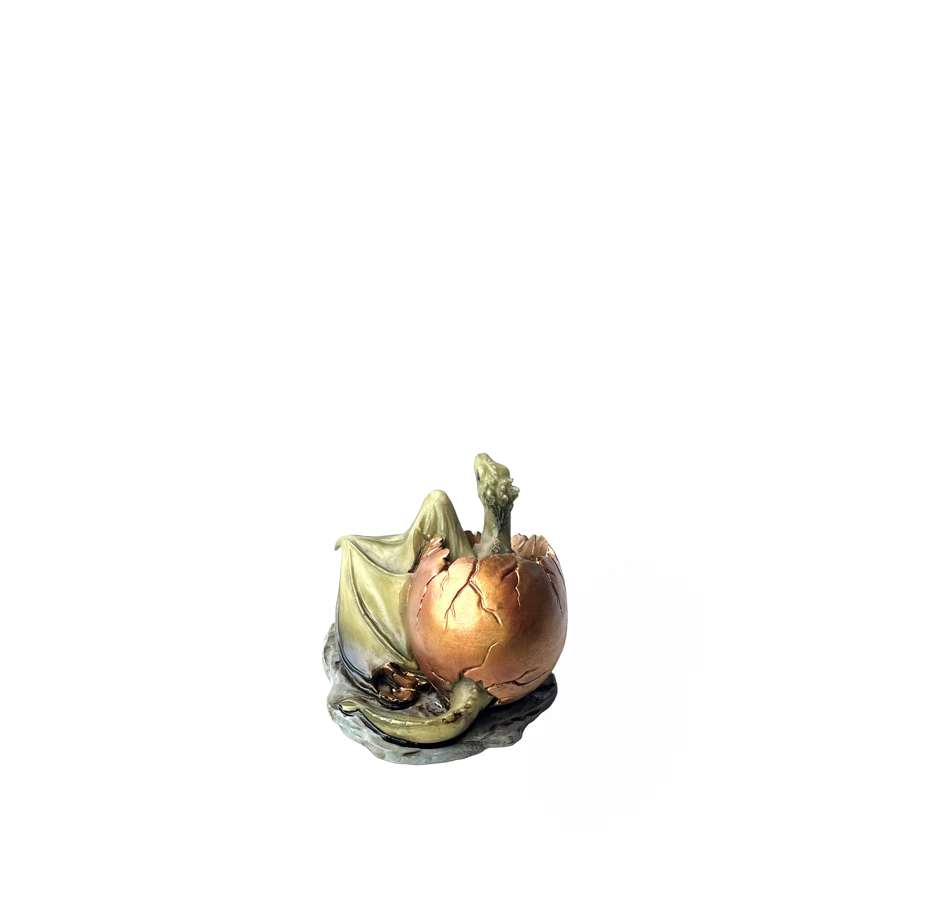 Resin Wizardry Dragon Baby and Egg Ornament Collection for Harry Fans Gift