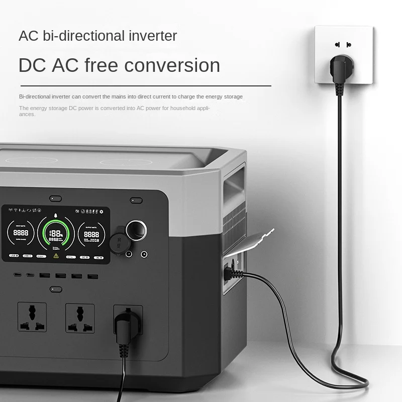 3000w powerstation tragbare kraftwerk 2000w storage lifepo4 battery solar generator energy system portable 2400w power station
