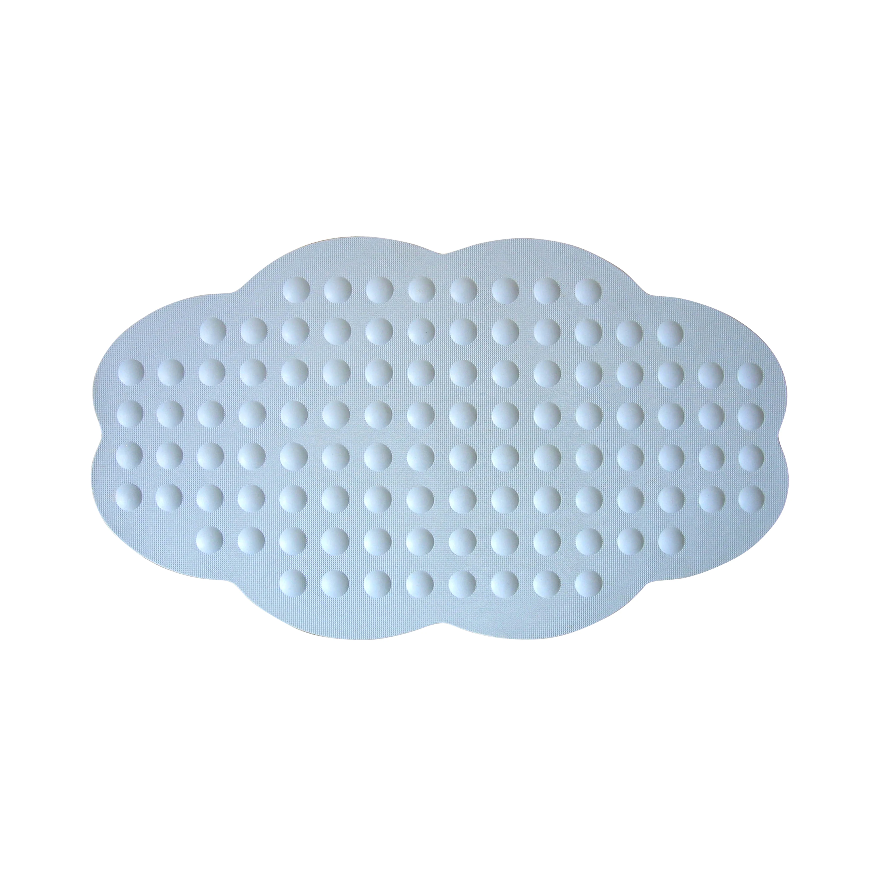 
Non Slip Bathtub Mat Rubber Bath Tub Shower Mat with Strong Suction Cups Soft Bubble cloud Bath Mat for Bathroom Tub 