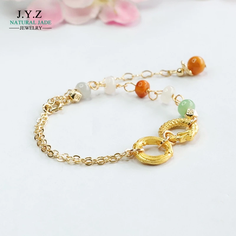 Natural Emerald Bracelet Dragon And Phoenix Double Ring SANCAI Abacus Beads Bracelet Factory Wholesale Delivery FC3032306