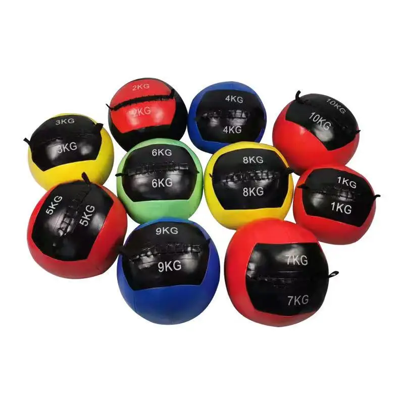 Cheap custom multi color power  wrist exercise rubber medicine ball