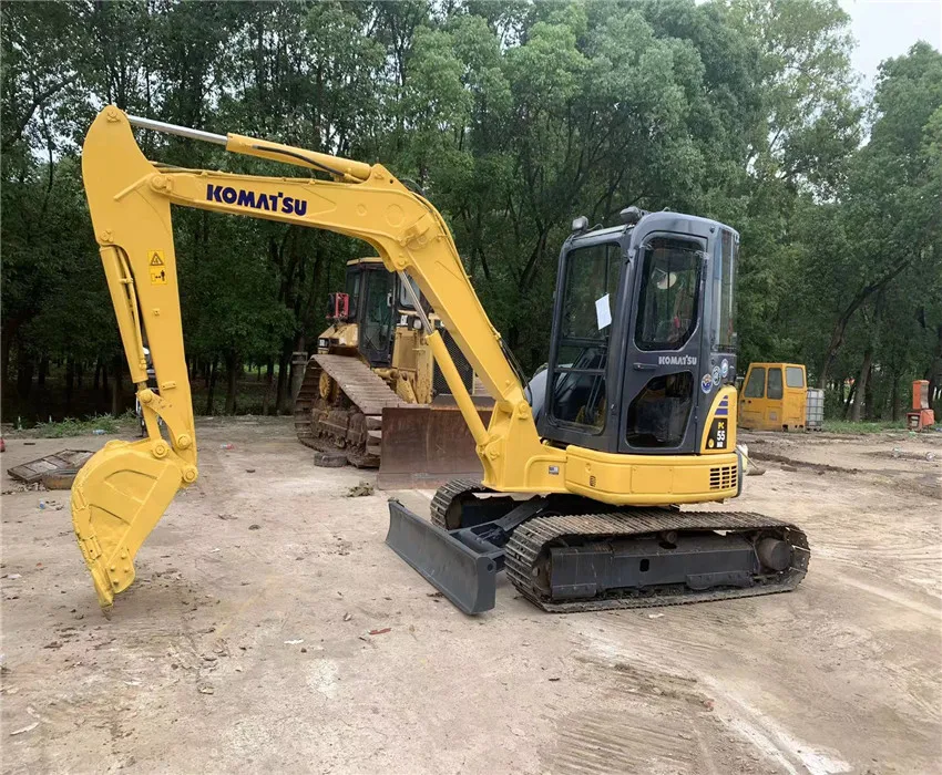Used Komatsu PC55MR Crawler Excavator Good Quality for Construction Machinery