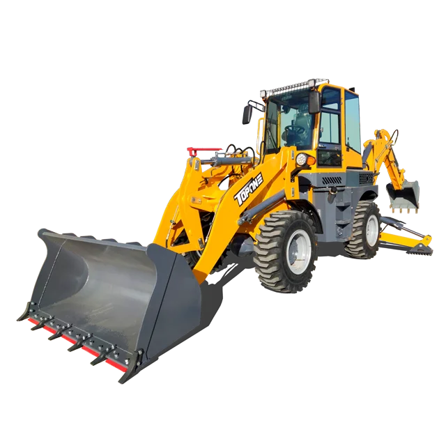 Топон Землеройная техника экскаватор мини-погрузчик трактор буксируемый экскаватор-погрузчик TBL30-25 4WD 1 тонный 2-тонный фронтальный погрузчик