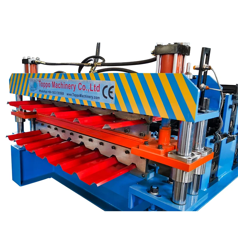 Manufacturer For Sale Roll Forming Machine Supplier For Manufacturing Trapezoidal Roof Slab Steps And Glazed Tiles