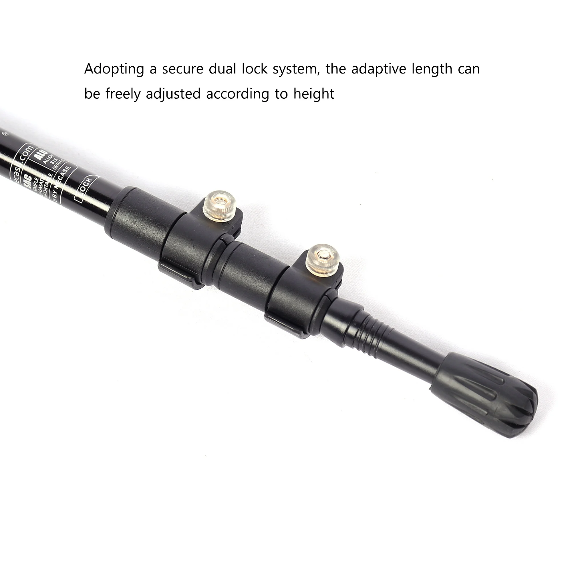 135cm Aluminum Outdoor Hiking Walking Stick Telescopic Trekking Climbing Poles Ultralight Canes For Men And Women