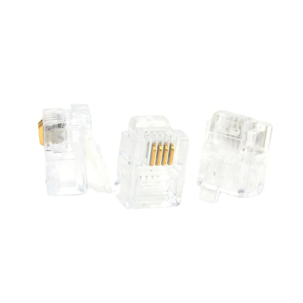 Cat3  UTP RJ11 6P4C Telephone Connector