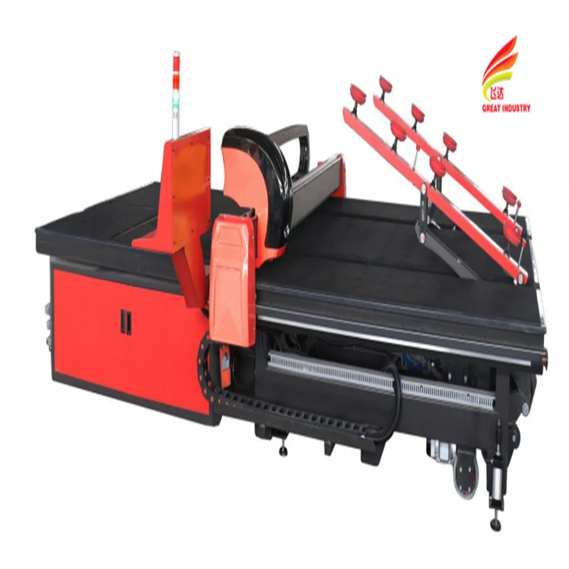 glass production toughened glass machinery single head CNC Glass cutting machine