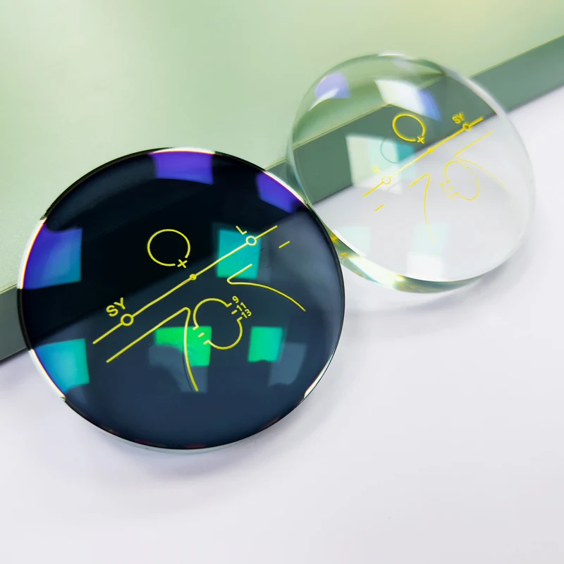 optical ophthalmic lenses semi-finished progressive blue cut hmc 1.56 multifocal photochromic