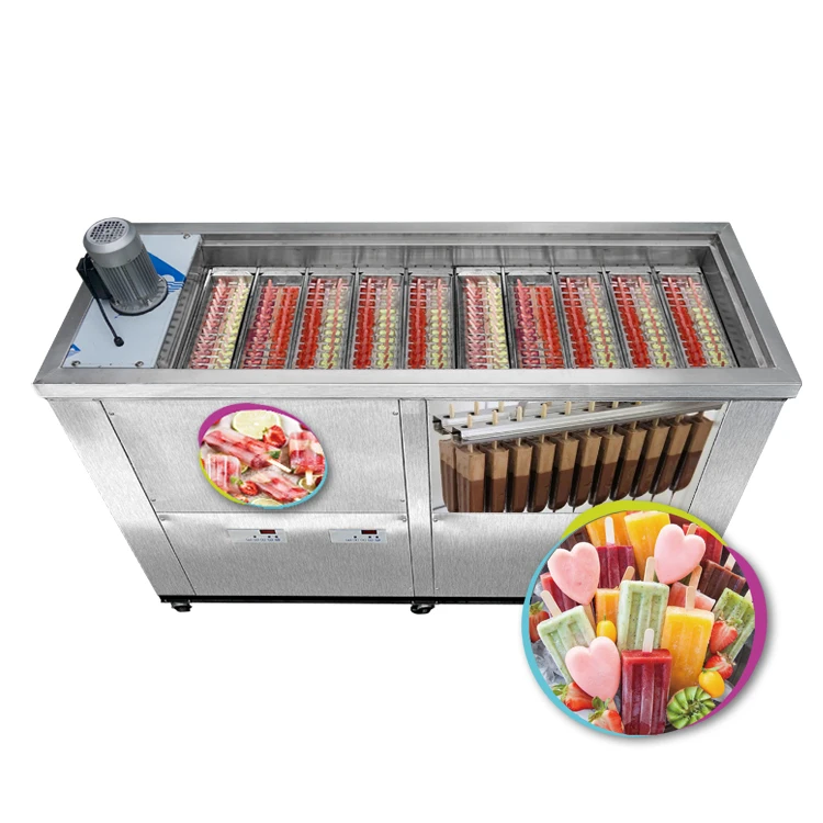 Brazil style mold hot sale lolly ice lollipop machine with 10 molds