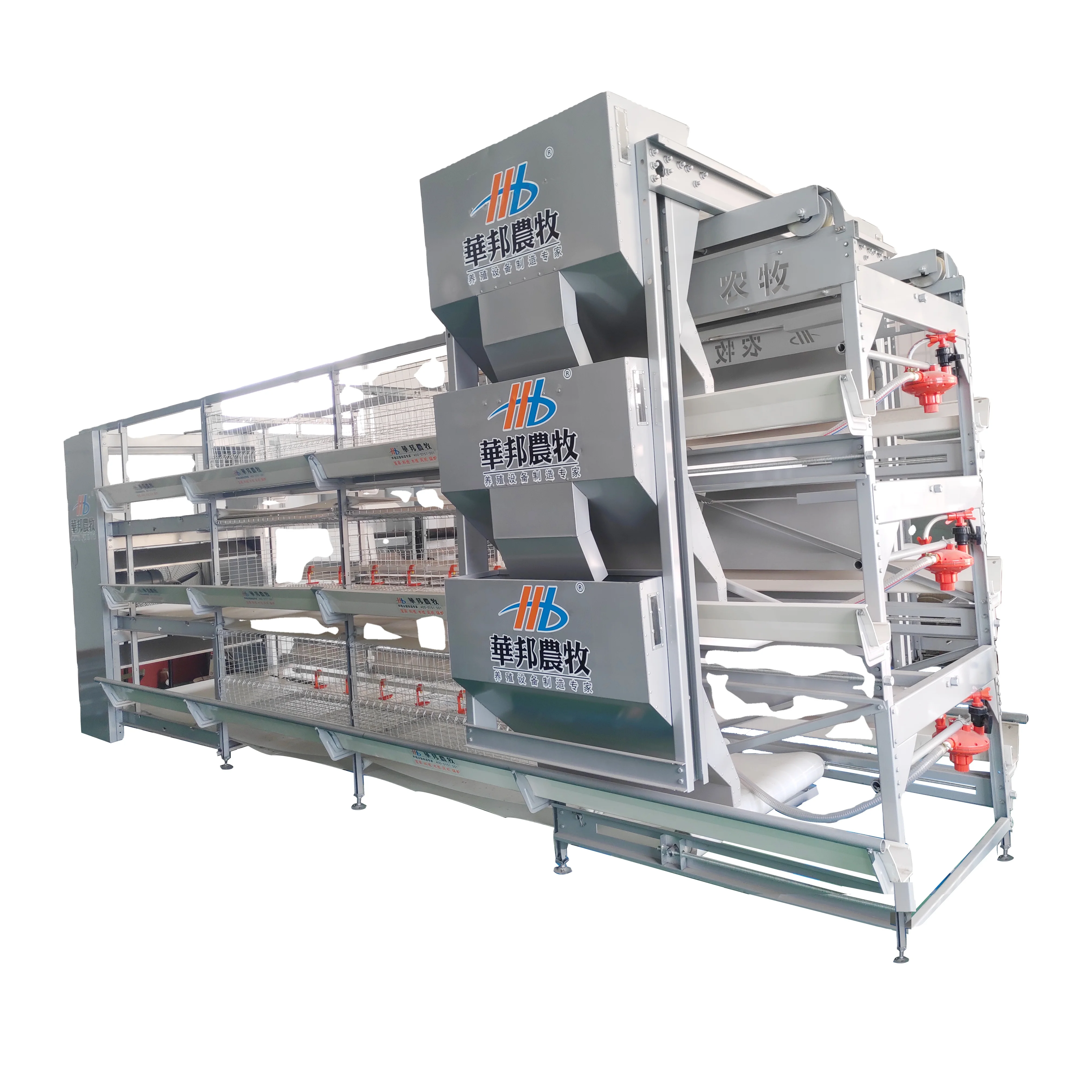 H-Type Poultry Cage System for Layer Chickens Automatic Farm Cage Battery Layer Frame Broiler Cages For The Chicken House