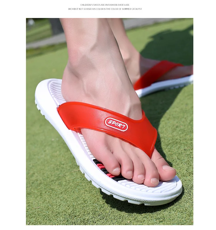 Wholesale new models special offer hard-faced slippers mens breathable sports slippers