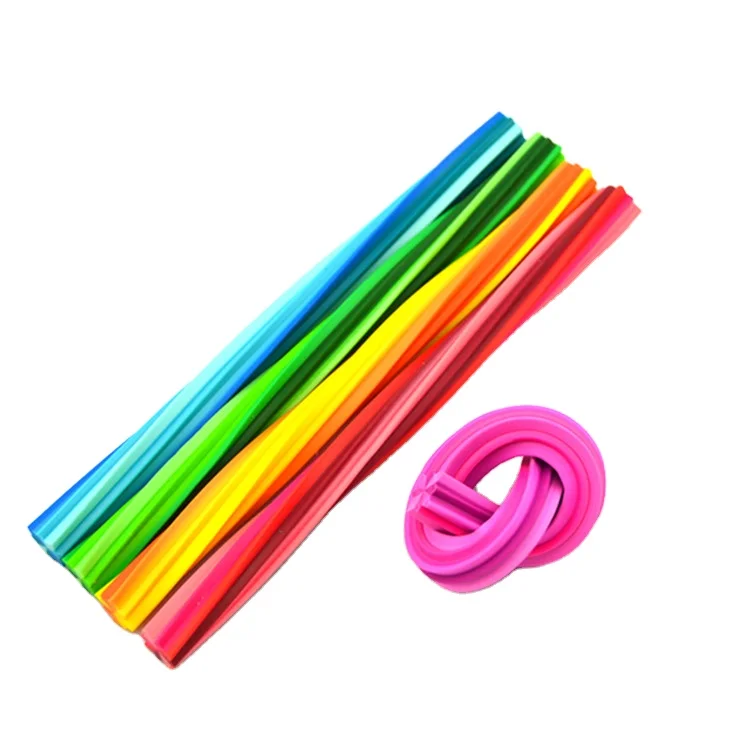 Радужный Красочный Длинный ластик для карандашей, упаковка для блистерной карты, набор ластиков 5 цветов