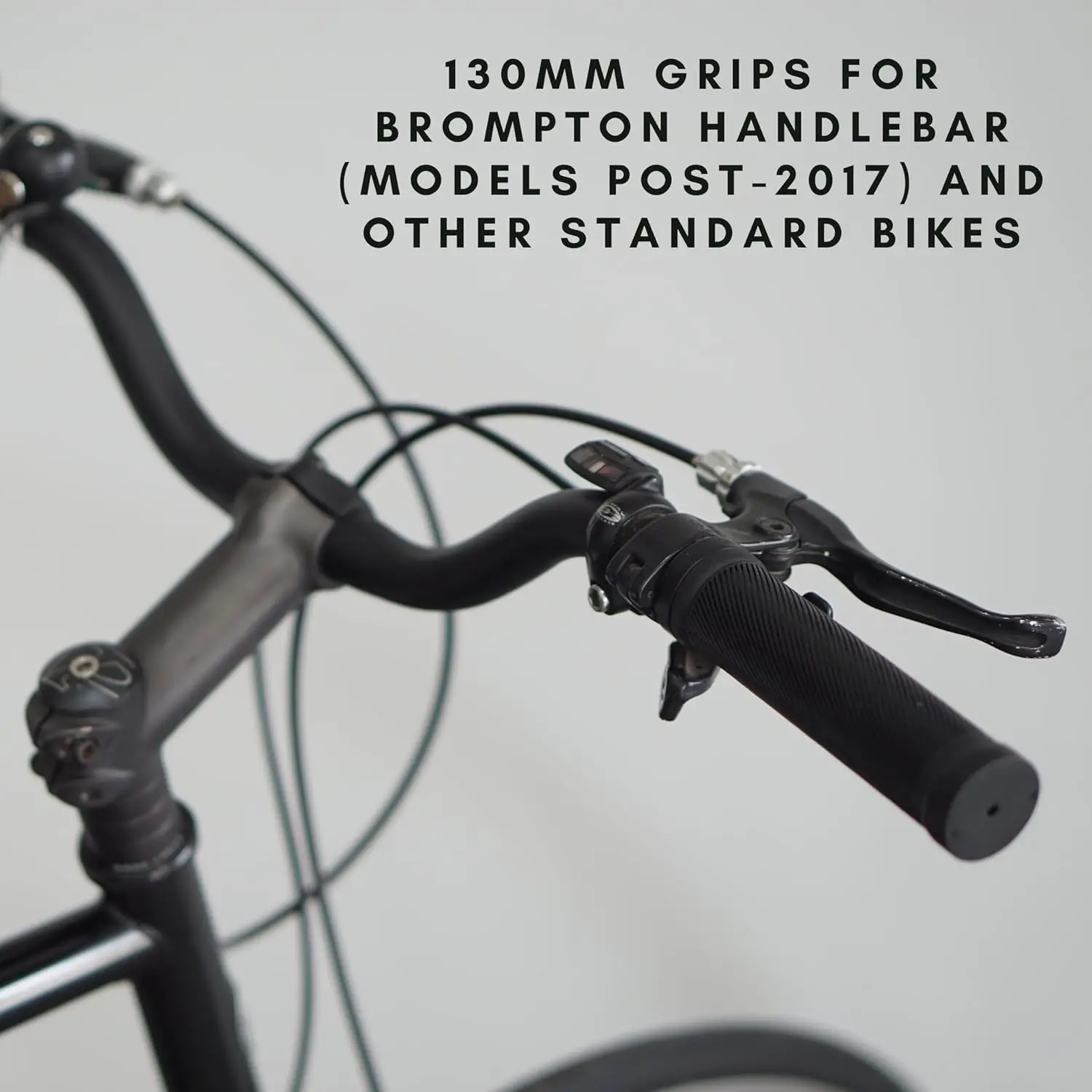 Convenient Double Lock-On Aluminum Rubber Bike Handlebar Cover for Kids for Road Cycling and Mountain Biking