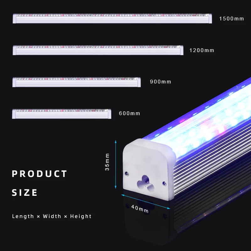 2020 New Aluminum Full Spectrum 3500k COB Cxb 3590 Indoor Plant Tube Light 72W Led Grow Light