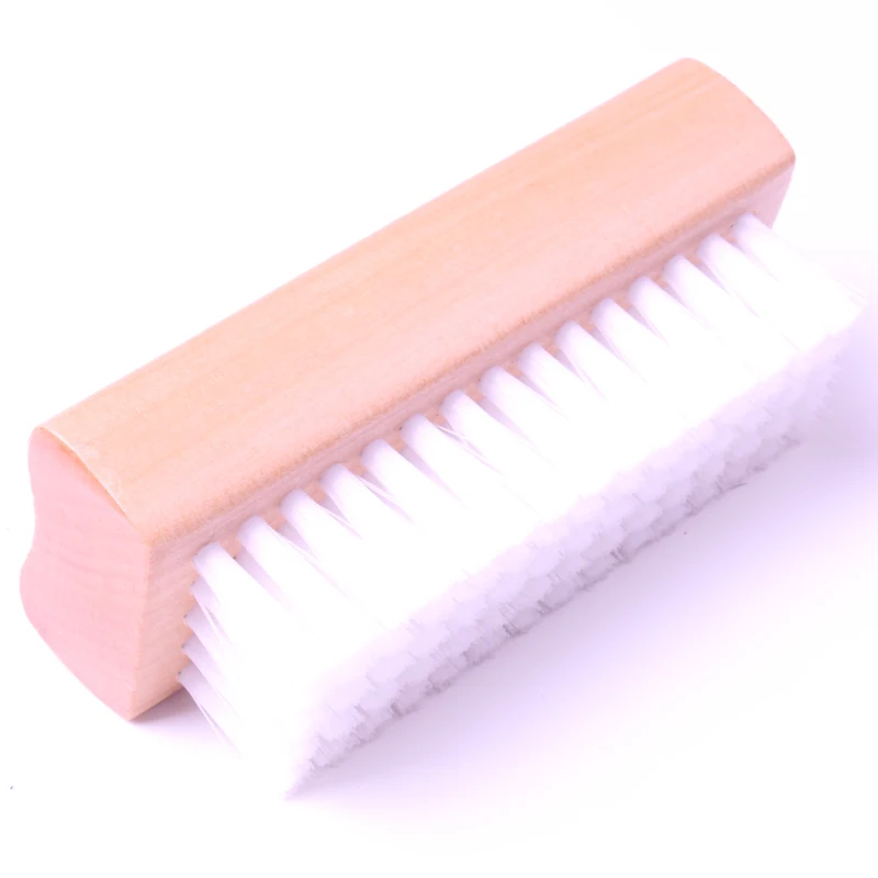 Hot Selling Portable Wooden Sneaker Brush Horse Hair Boar Bristles for Shoe Cleaning Beech Handle Removes Dust-for Home Use