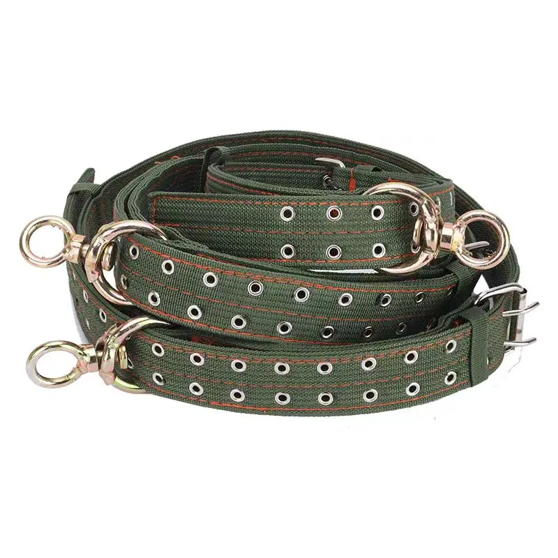 Farm Cow Collar Canvas Calf Collar Neck Strap Adjustable Buckle Livestock Traction Necklace