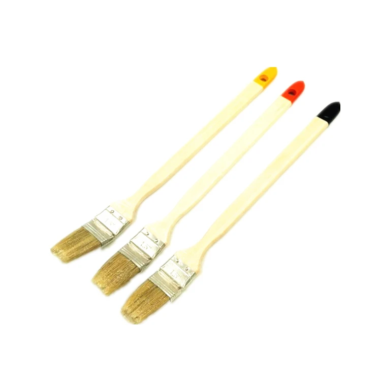Wholesale Long Plastic Handle PET Filaments Cleaning Brush Paint Elbow Brush Design Manufacturer