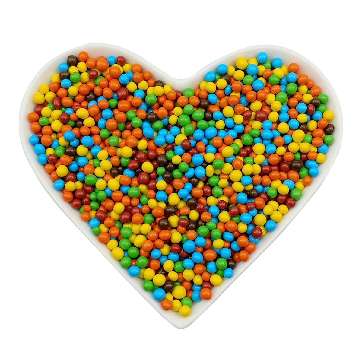 Различные индивидуальные упаковки и крупная упаковка, Халяльные разноцветные Хрустящие радужные шоколадные бобы с покрытием из сахара