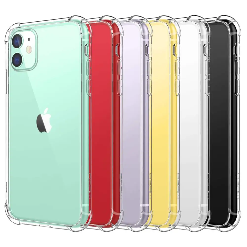 Leadingplus Wholesale Soft TPU Bumper Shockproof Clear Case for Iphone 11 Pro Case